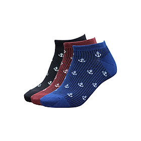 Combo 3 Đôi Vớ Nữ Họa Tiết Mỏ Neo Donakein 9F3D3M01 - Nhiều Màu (Free Size)