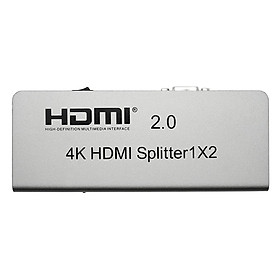 Bộ Chia HDMI 1 Ra 2 Chuẩn 2.0, 4K 60Hz, EDID