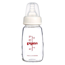 Bình Sữa Thủy Tinh Pigeon (120ml)