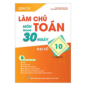 Download sách Làm Chủ Môn Toán Trong 30 Ngày Đại Số 10