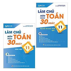 Combo Làm Chủ Môn Toán Trong 30 Ngày Lớp 11