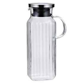 Bình nước thủy tinh Iwaki 1L có quai (thân sọc) BT296KT