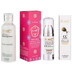 Bộ Đôi It's Well Plus: Kem Sữa Trắng Da Mellissa Và Sophia CC Cream