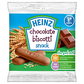 Bánh Qui Dành Cho Trẻ Biscotti Heinz Vị Sô-Cô-La (60g x 12 Gói)