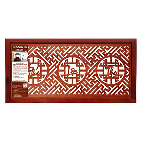 Tấm Chống Ám Khói Hương Mộc Linh Size L TCAKLN (41 x 81 cm) - Nâu