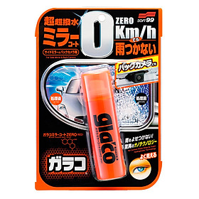 Phủ Nano Kính Chiếu Hậu Dạng Xịt Glaco Mirror Coat Zero Soft99 VC-ADR-01 (40ml)