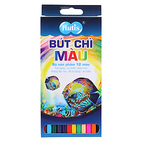 Nơi bán Hộp Giấy 12 Cây Bút Chì Màu Hutis 3100-12CP - Giá Từ -1đ