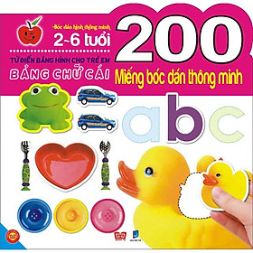 Download sách 200 Miếng Bóc Dán Thông Minh- Bảng Chữ Cái