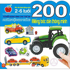 Download sách 200 Miếng Bóc Dán Thông Minh- Phương Tiện Giao Thông 