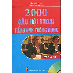 Nơi bán 2000 Câu Hội Thoại Tiếng Anh Thông Dụng (Kèm Đĩa CD) - Giá Từ -1đ