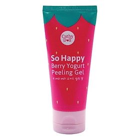 Gel Tẩy Tế Bào Chết Da Mặt Yaua Dâu Cathy Doll So Happy Berry Yogurt Peelling Gel (60ml)