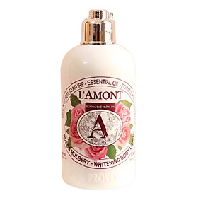Sữa Dưỡng Thể L'amont En Provence Rose & Mulbery Whitening Body Lotion Hương Hoa Hồng Chai 250ml
