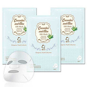 Combo 3 Mặt Nạ Lụa BUTYBUTY USA Dưa Leo Và Nha Đam