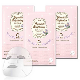 Combo 3 Mặt Nạ Lụa BUTYBUTY USA Sáng Da Gigawhite