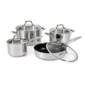Bộ Nồi Chảo Inox Elmich Potenza EL2851 - Bạc