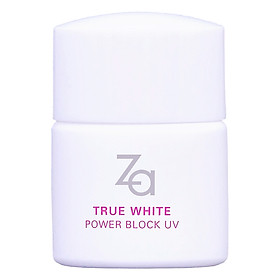 Kem Chống Nắng Dạng Sữa Giúp Bảo Vệ Hiệu Quả Và Làm Sáng Da Dành Cho Da Khô Za True White Ex Power Block Uv SPF50/PA+++ 15ml