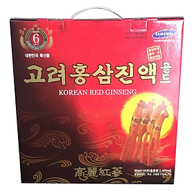 Thực Phẩm Chức Năng Nước Sâm Korean Red Ginseng Hàn Quốc 80ml x 30 Gói