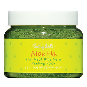 Mặt Nạ Và Tẩy Tế Bào Chết Lô Hội Cathy Doll Aloe Ha 2in1 Real Aloe Vera Peeling Pack (100g)