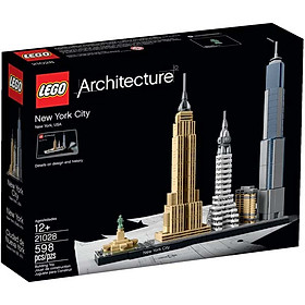 Mô Hình LEGO Architecture - Thành Phố Newyork 21028 (598 Mảnh Ghép)