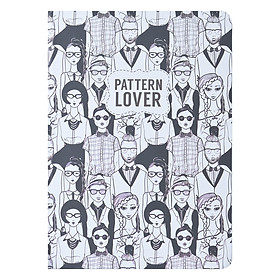 Sổ Tay Ruột Trơn Crabit Notebuck Pattern Lover 1504c (20.8 x 14.5 cm)