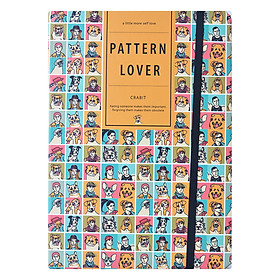Sổ Tay Ruột Ô Vuông Crabit Notebuck Pattern Lover 1570 (20.8 x 14.5 cm)
