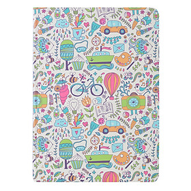 Sổ Tay Kẻ Ngang Crabit Notebuck La Fleur 1002a - Xanh (17.5 x 12.5 cm)