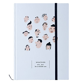 Sổ Tay Crabit Notebuck Pattern Lover – Dotgrid 1552c (20.8 x 14.5 cm)