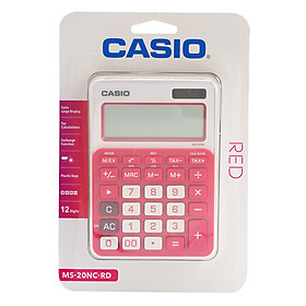 Máy Tính Để Bàn Casio MS-20NC-RD