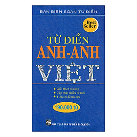 Download sách Từ Điển Anh - Anh - Việt 190.000 Từ