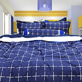 Bộ Ga Cotton Sợi Bông Hàn Quốc Julia 240BK18-1m8 x 2m