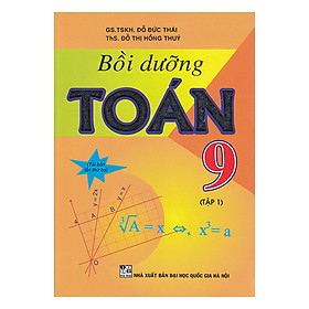 Download sách Bồi Dưỡng Toán 9 - Tập 1