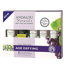 Bộ 5 Sản Phẩm Chăm Sóc Da Chống Lão Hóa Andalou Naturals – 25500