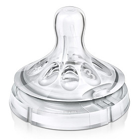 Núm Ty Philips Avent Mô Phỏng Tự Nhiên 3 Lỗ Vỉ Đôi - 653.27