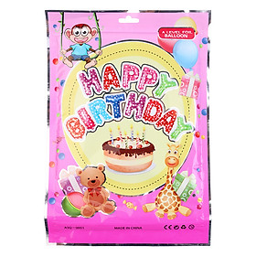 Nơi bán Set Bong Bóng Nhôm Happy Birthday - Bạc - Giá Từ -1đ