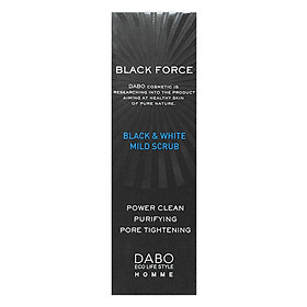 Hình ảnh Sữa Rửa Mặt Than Dành Cho Nam Dabo Black Force (120ml)