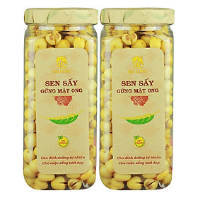 Combo 2 Hũ Sen Sấy Gừng Mật Ong Hải Long (230g / Hũ)