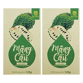 Combo 2 Hộp Mãng Cầu Sấy Dẻo Hải Long (120g / Hộp)