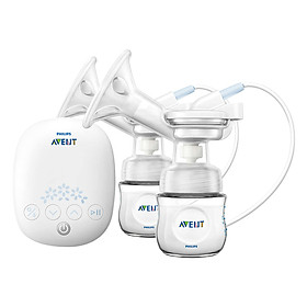 Máy Hút Sữa Bằng Điện Đôi Philips Avent SCF303/01 - Trắng