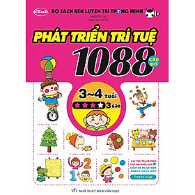 Bộ Sách Rèn Luyện Trí Thông Minh - Phát Triển Trí Tuệ 1088 Câu Đố - Dành Cho Trẻ Từ 3 Đến 4 Tuổi (Tập 3)