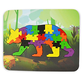 Đồ Chơi Gỗ Ghép Hình Puzzle Tottosi Gấu 303020 (26 Mảnh Ghép)
