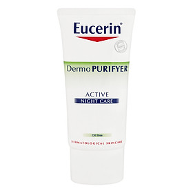 Kem Dưỡng Da Mụn Đêm Eucerin Dermo Purifyer Active Night Care (50ml)