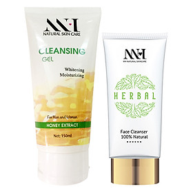 Combo MH Natural Skincare: Sữa Rửa Mặt + Cleansing Gel