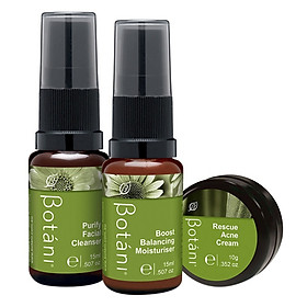 Bộ Chăm Sóc Da Mụn Botani Rescue Skin Kit BPGS102T