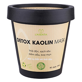 Mặt Nạ Thải Độc Kiềm Dầu L’asenta Detox Kaolin Mask (200g)