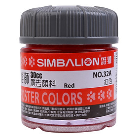 Màu Vẽ 30cc Simbalion PT-30-32A - Đỏ