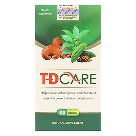 Thực Phẩm Chức Năng Viên Tiểu Đường TĐcare T001 (60 Viên)
