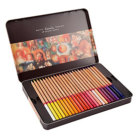 Bộ Chì Tô 36 Màu Khô Cao Cấp RENOIR (Hộp Thiếc)