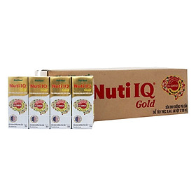 Thùng 48 Hộp Sữa Bột Pha Sẵn Nuti IQ Gold (48 x 180ml)