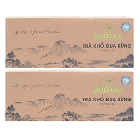 Trà Mudaru Khổ Qua Rừng Túi Lọc combo 2 hộp