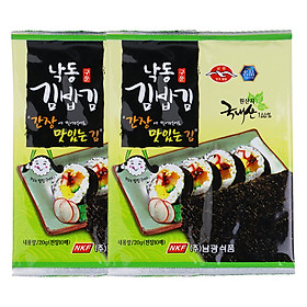 Combo 2 Rong Biển Khô Cuộn Sushi Namkwang Food (20g / Gói)